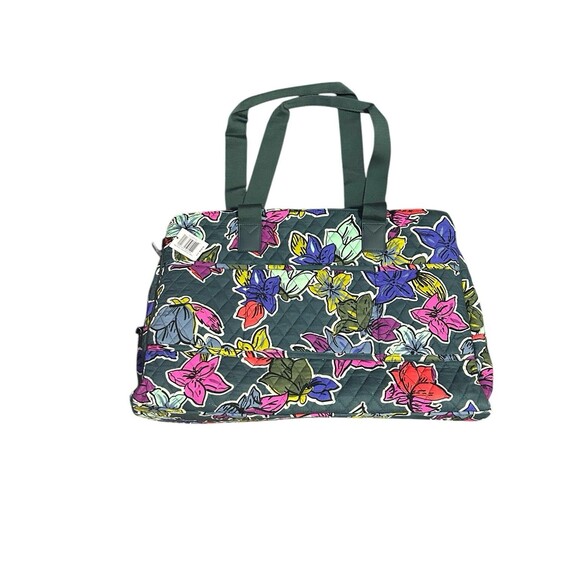 Vera Bradley Triple Compartment Travel Bag "falling Flowers" Ret Pattern‎ 2017 - Picture 1 of 9
